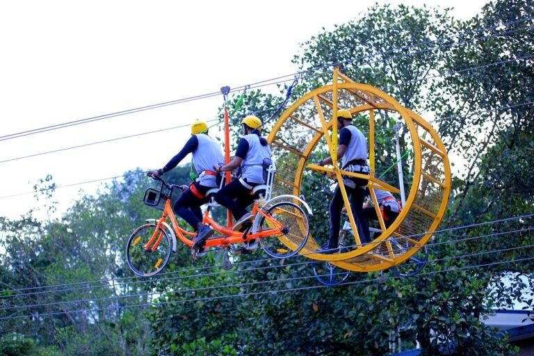 Aerial cycling activity